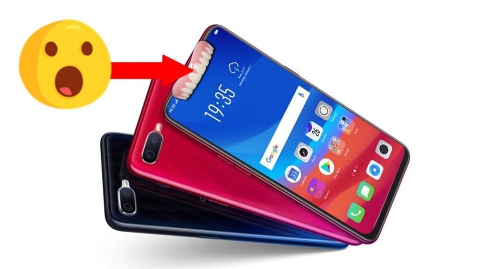 Oppo F9 si umí s výkusem displeje poradit skutečně elegantně